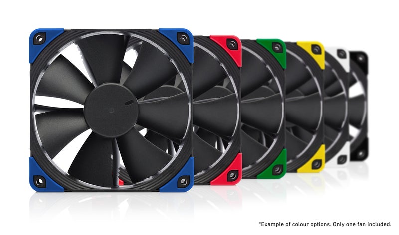 Noctua NF-F12 PWM chromax.Black.swap, Premium Quiet Fan, 4-Pin (120mm, Black) - Image 3